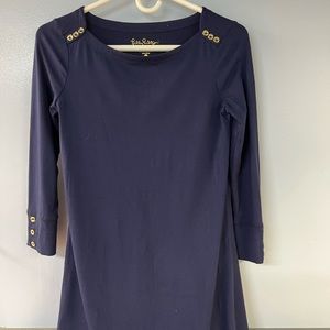 Navy blue dress used